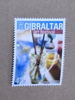 Briefmarke Gibraltar, Kunst Festival, Europa 2003.