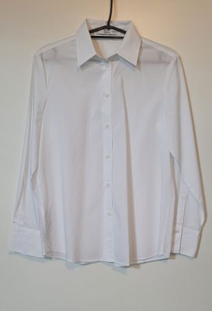 Business elegante weisse Bluse, Bügelarm, Grösse XS, 36, neu