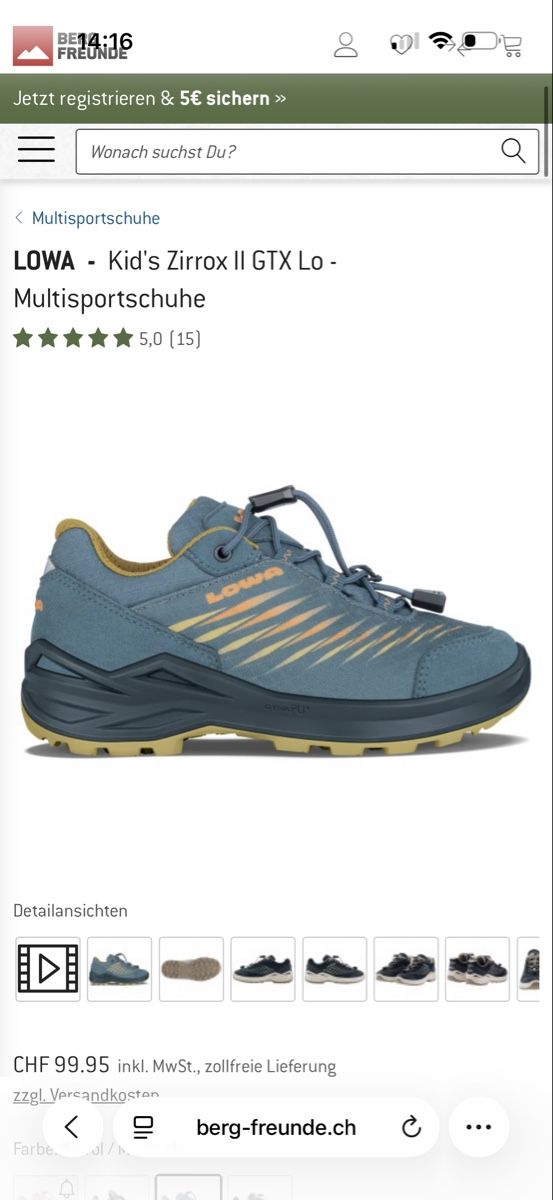 Lowa Scarpe per ragazzi: Lowa Multisportschuhe 27 – Usato da Wangen b. Olten venduto da yoshi82 4
