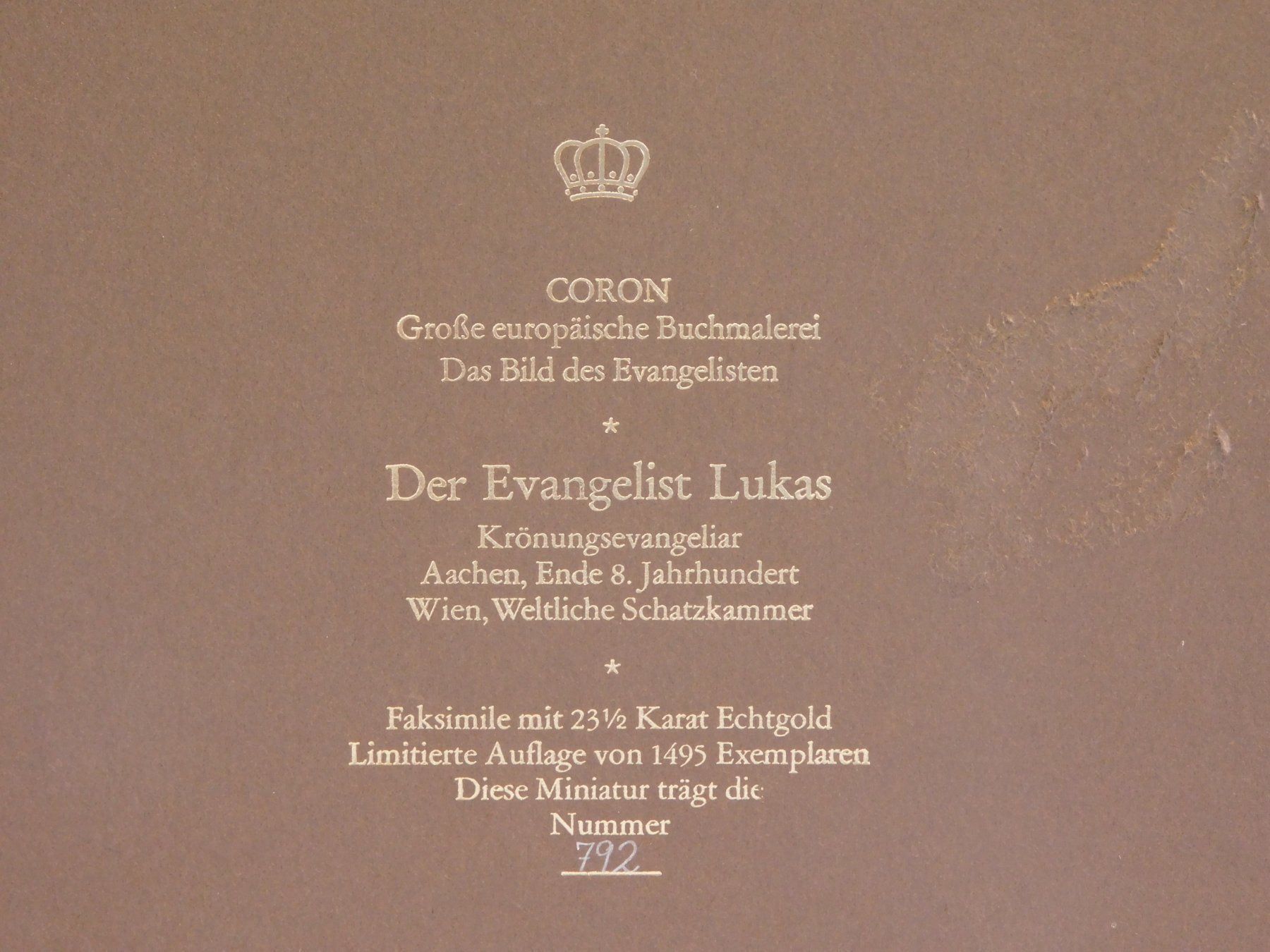 Foto & Immagini: Bild Der Evangelist Lukas – Usato da Emmenbrücke venduto da Ulisse-22 3
