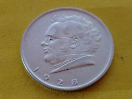 Österreich 2 Schilling Franz Schubert 1928 Silber