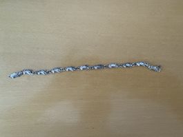 Silberfarbiges Armband mit Hunde-Motiv, Top Zustand!