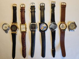 Vintage Uhren Lot Edox Delphin Fossati Derendinger Art Ed.