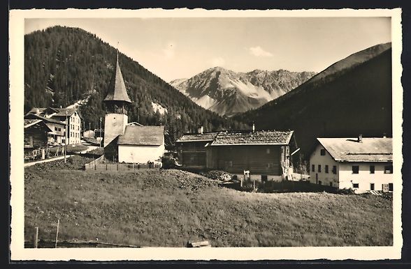 Cartoline postali: Monstein, Dorfpartie mit Blick auf das G – Usato da Berlin venduto da bartko-reher