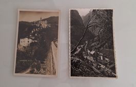 Lot Ansichtskarten von Gondo und Locarno