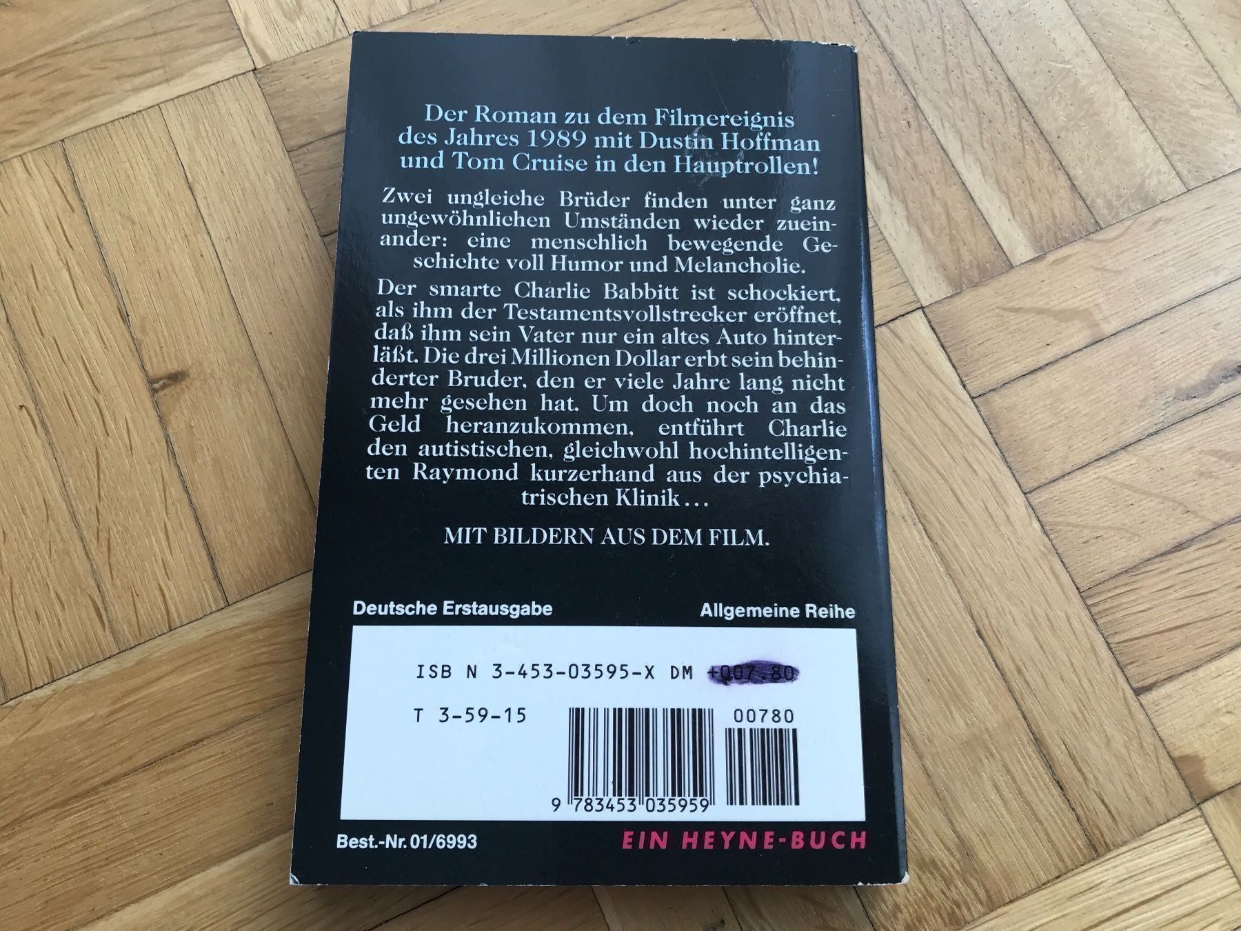 Bücher: Leonore Fleischer - Rain Man / Porto 1.40 – Gebraucht aus Emmenbrücke von Hathor123 1
