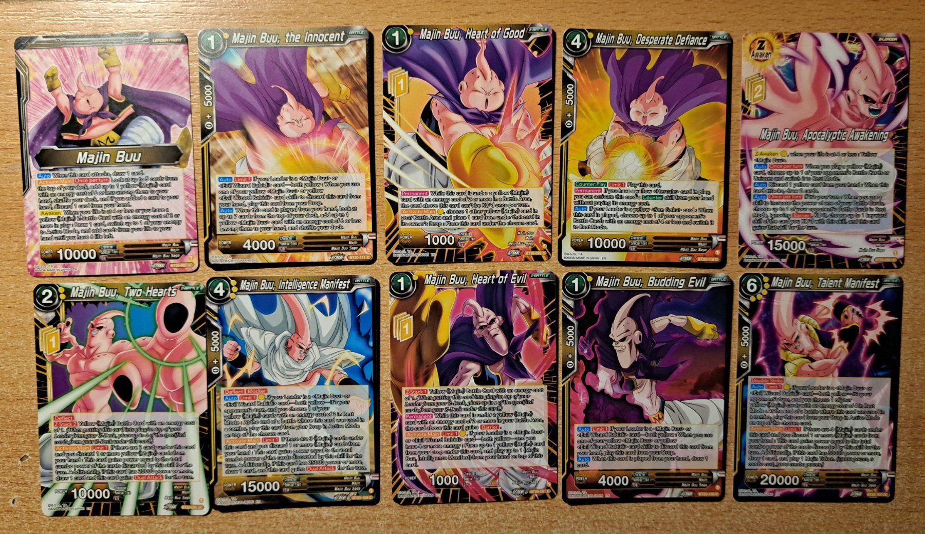 Bandai Carte collezionabili: Dragon Ball - 10x Majin Buu - BT20 – Nuovo (secondo la descrizione) da Cernier venduto da Poussetofiol
