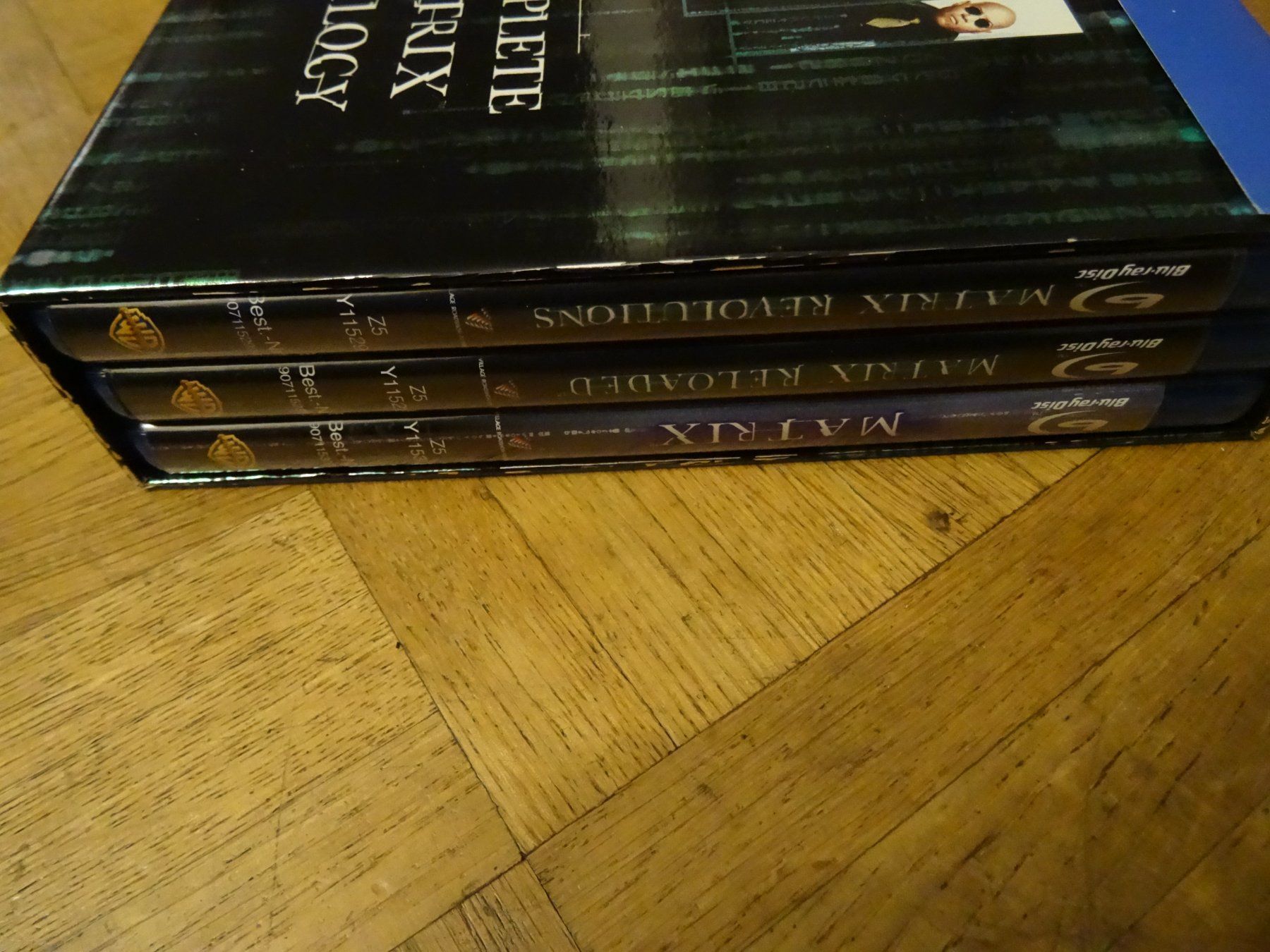 Tous les DVDs: The Matrix Trilogy Trilogie Blu-Ray Box – D'occasion à Olten par Disc-Verkauf 2