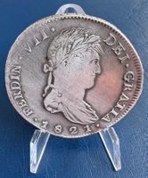 Silbermünze 8 Reales Ferdinand VII 1821 Sp