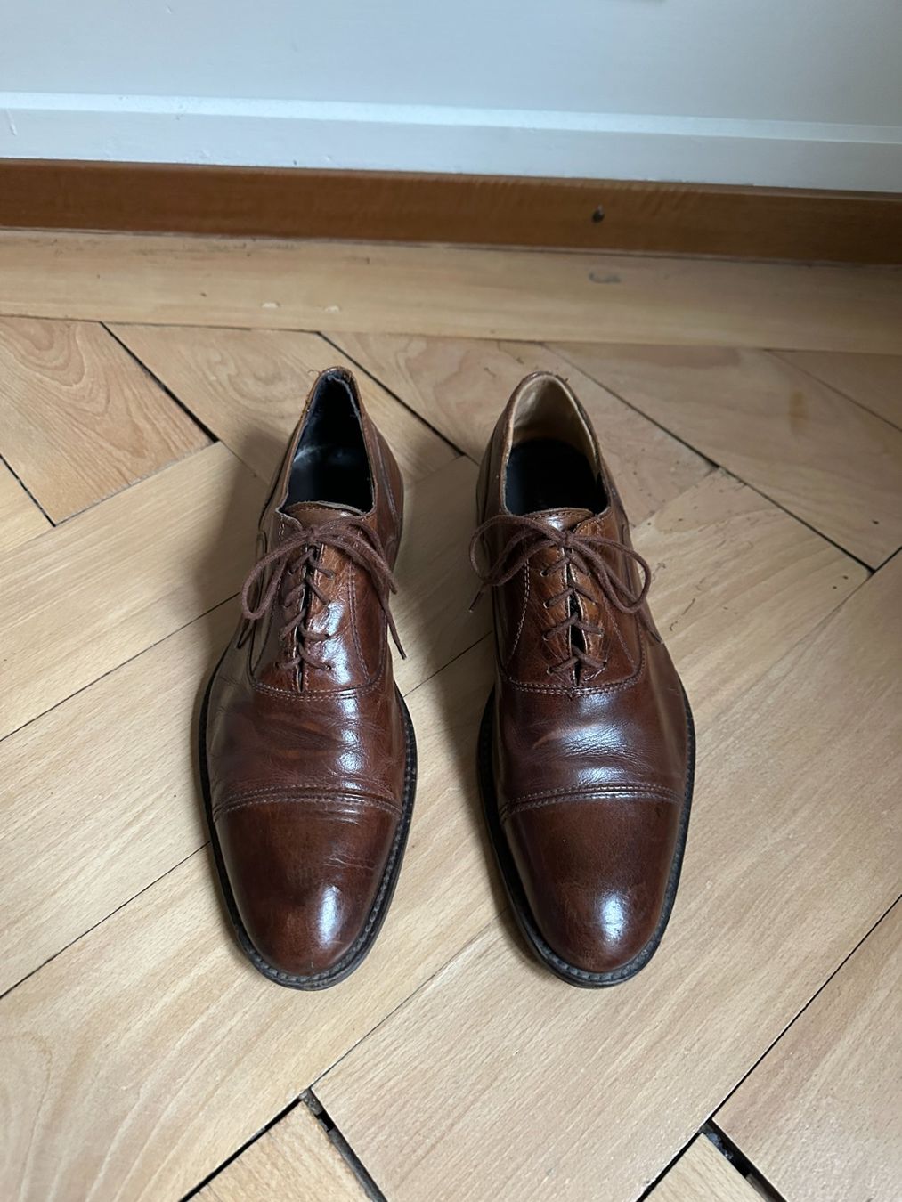 Scarpe da uomo: WARREN & PARKER - Leder Halbschuhe braun 40 – Usato da Zürich venduto da Diazaio 1