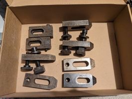 Spannpratzen, Nutensteine, Spannschrauben für Fräsmaschine