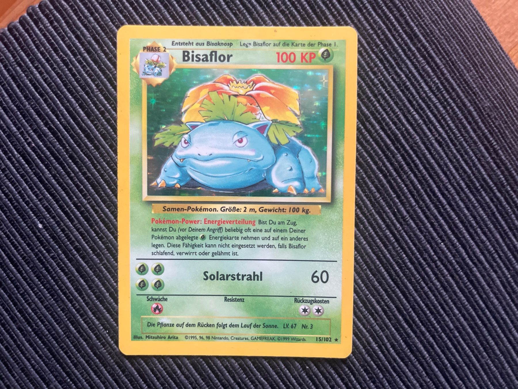Pokémon Carte collezionabili: Pokemon Bisaflor Holo Base Set – Usato da Wabern venduto da Collectfun