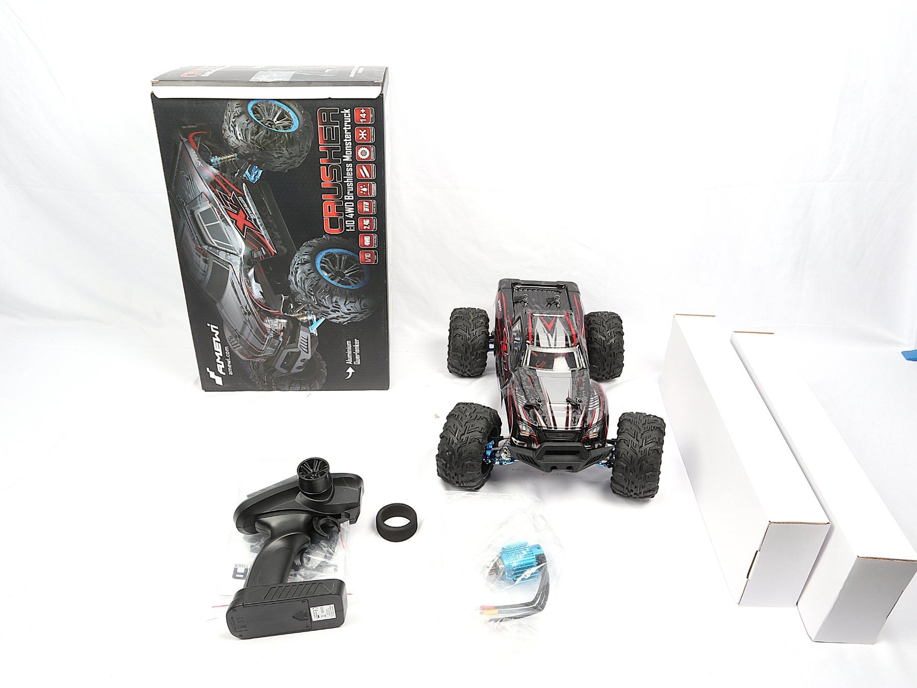 Amewi RC Modellbau: AMEWI CRUSHER Aluminium Querlenker – Neu (gemäss Beschreibung) aus Steinen von Restwert_Steinen