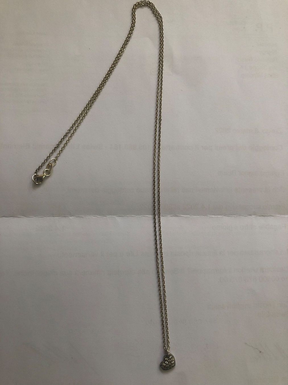 Catenine: Collanina con ciondolo a cuore – Usato da Minusio venduto da jas_ry5h