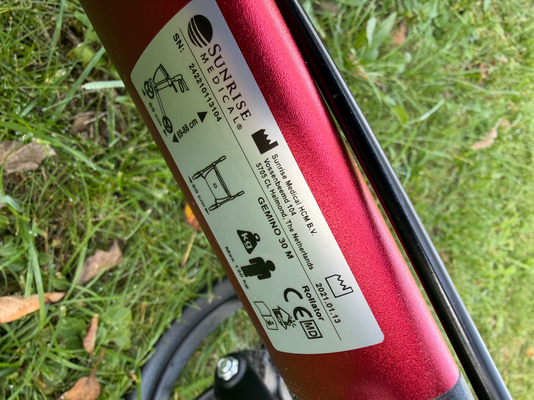 Gehhilfen: Rollator Gemino M 30 rot – Gebraucht aus Uster von erik_1 5