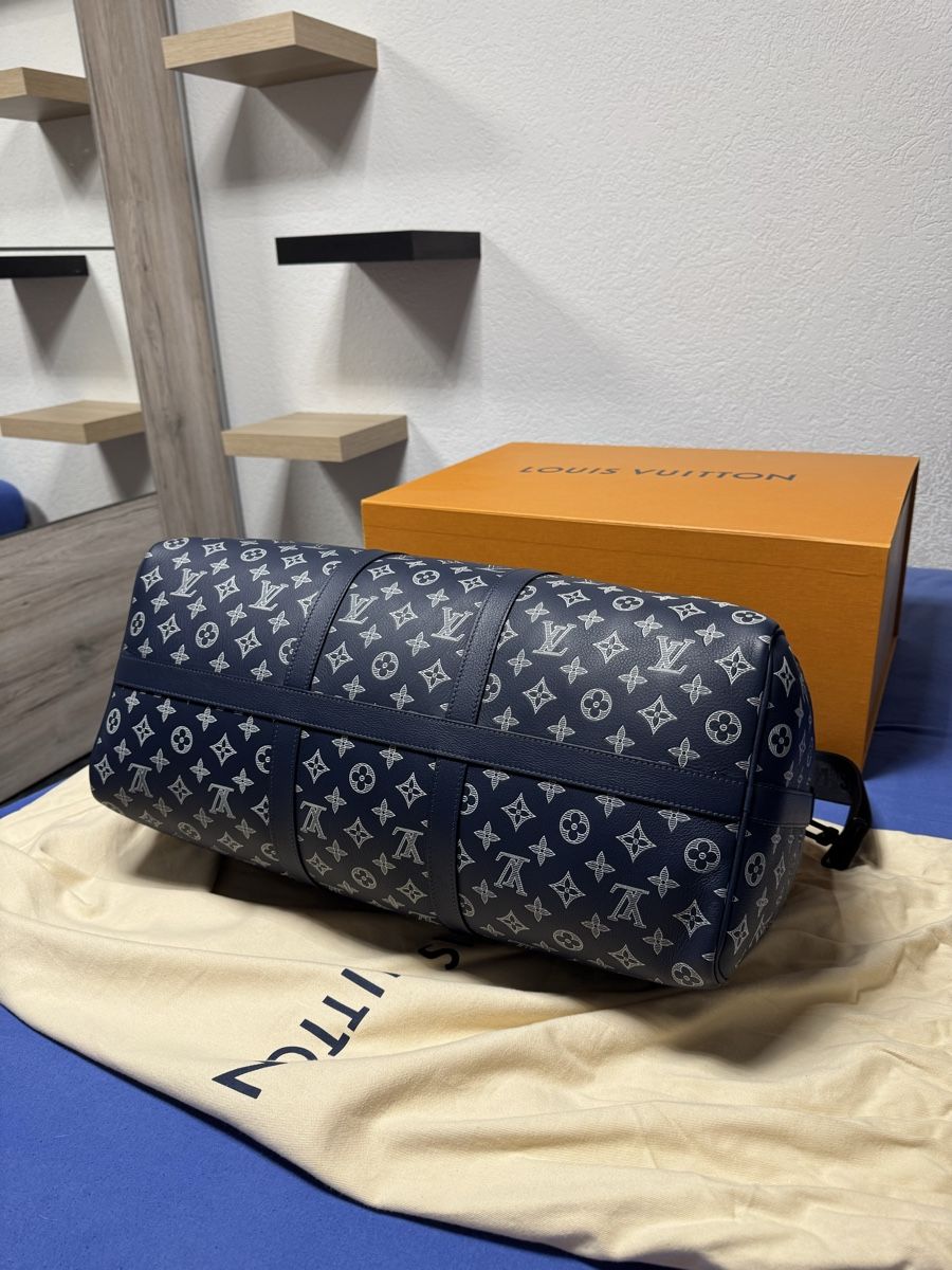 Louis Vuitton Borse: Louis Vuitton Keepall 50 Blue/White – Nuovo (secondo la descrizione) da Spiez venduto da vvo_627h 2