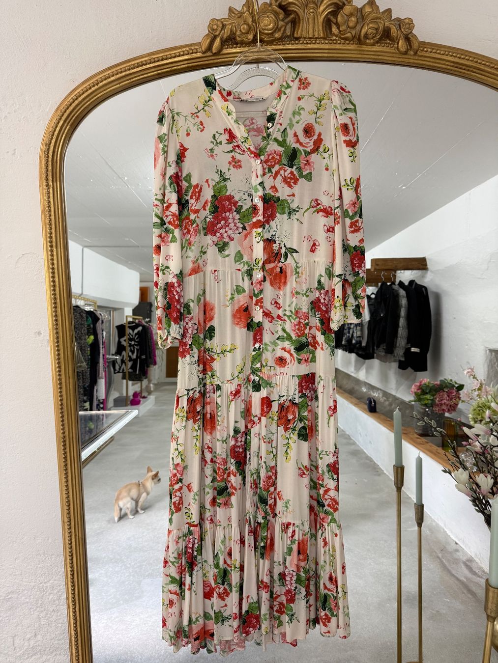 Zara Vestiti: Langes Blumenkleid  Zara – Usato da Lutzenberg venduto da Schatzkiste88