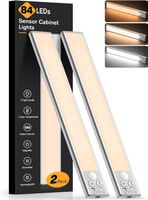 Schrankbeleuchtung 26cm LED Bewegungsmelder 1800mAh 2er Set