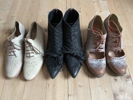 3 paires cuir T.39 – haut de gamme