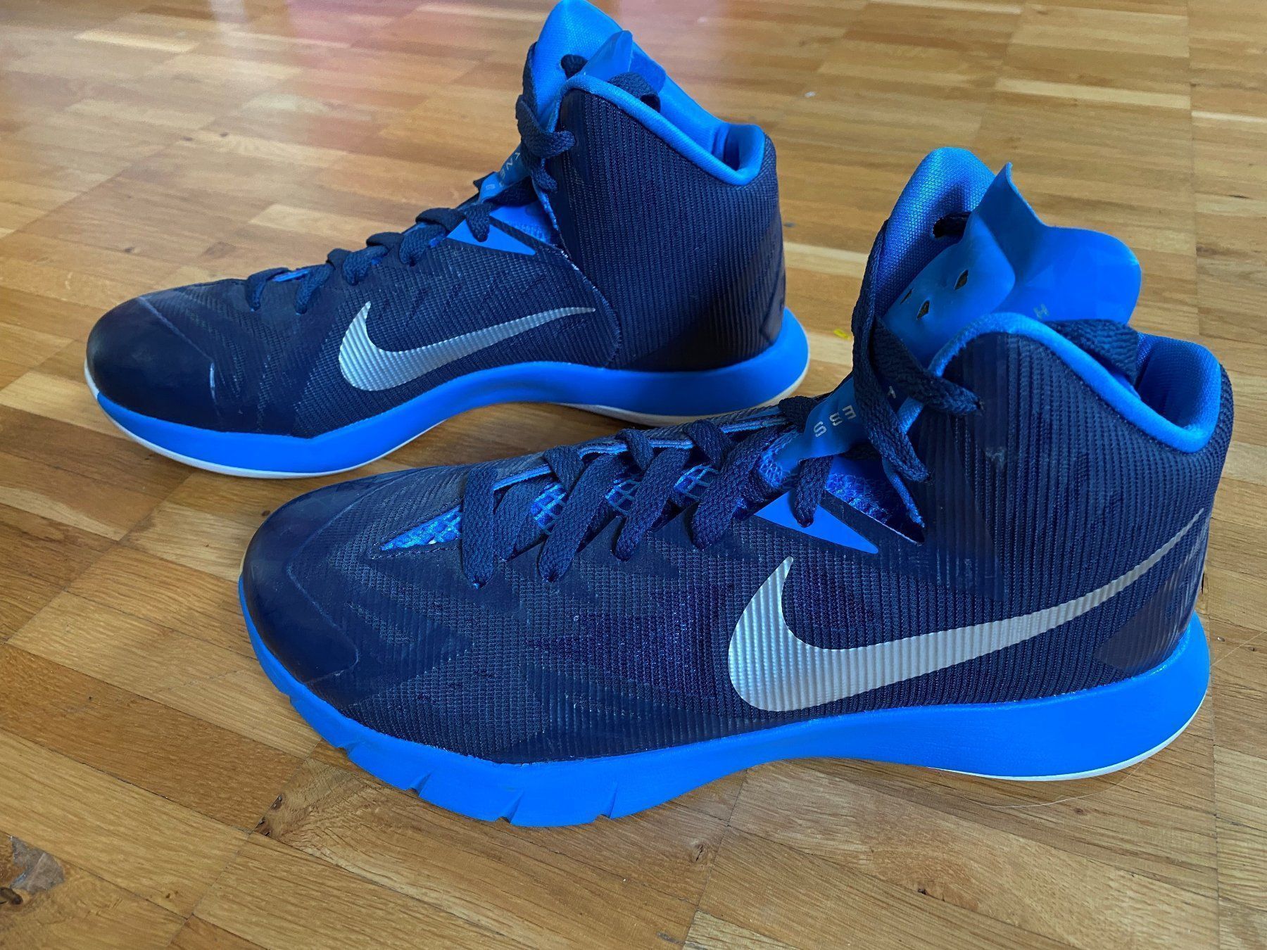 Nike Schuhe für Jungen: Nike Sneaker Lunar Hyperquickness blau Gr.39 blau kaum getra – Gebraucht aus Kastanienbaum von Muenchnerkindl1 6