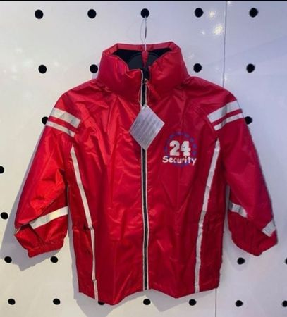 Kinder Sicherheits Jacke 24 Security Rot Reflektierend Gr116