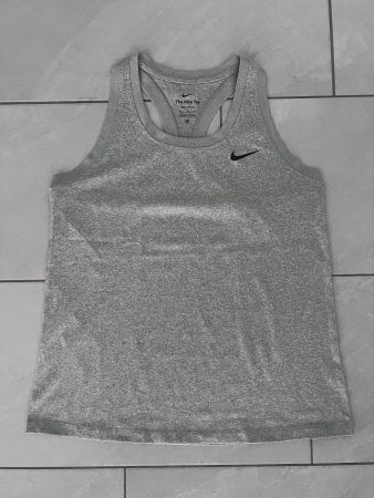 NIKE PERFORMANCE TANK - TOP GRAU GR.M