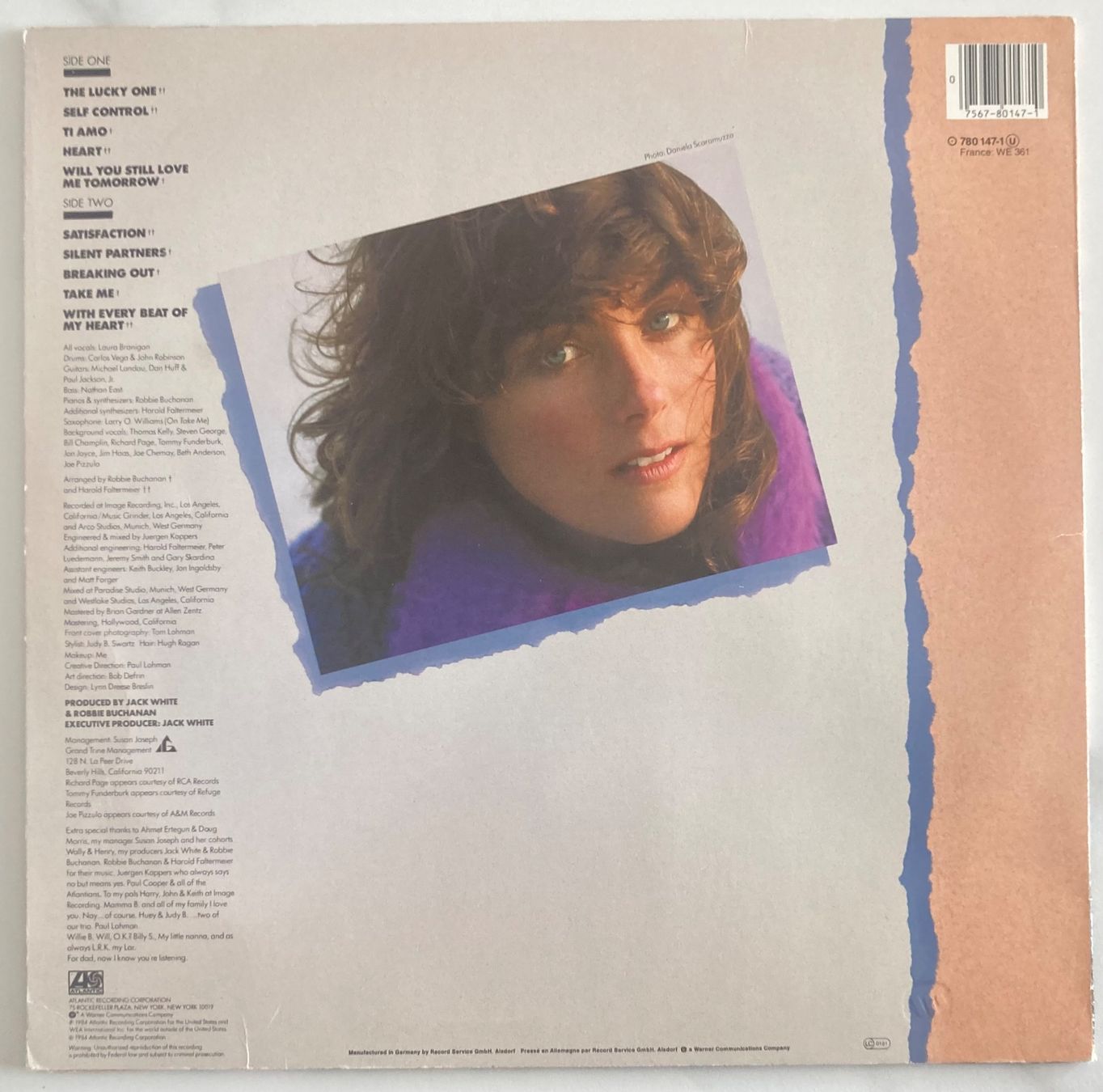 Dischi in vinile: MEADOW / LAURA BRANIGAN - SELF CONTROL – Usato da Poliez-Pittet venduto da Newtown-Records 1