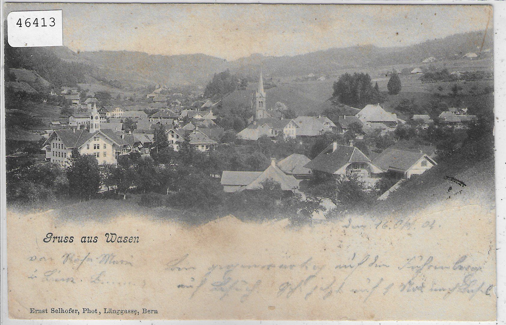 Cartoline postali: Gruss aus Wasen BE – Usato da Ettingen venduto da Kartenplanet