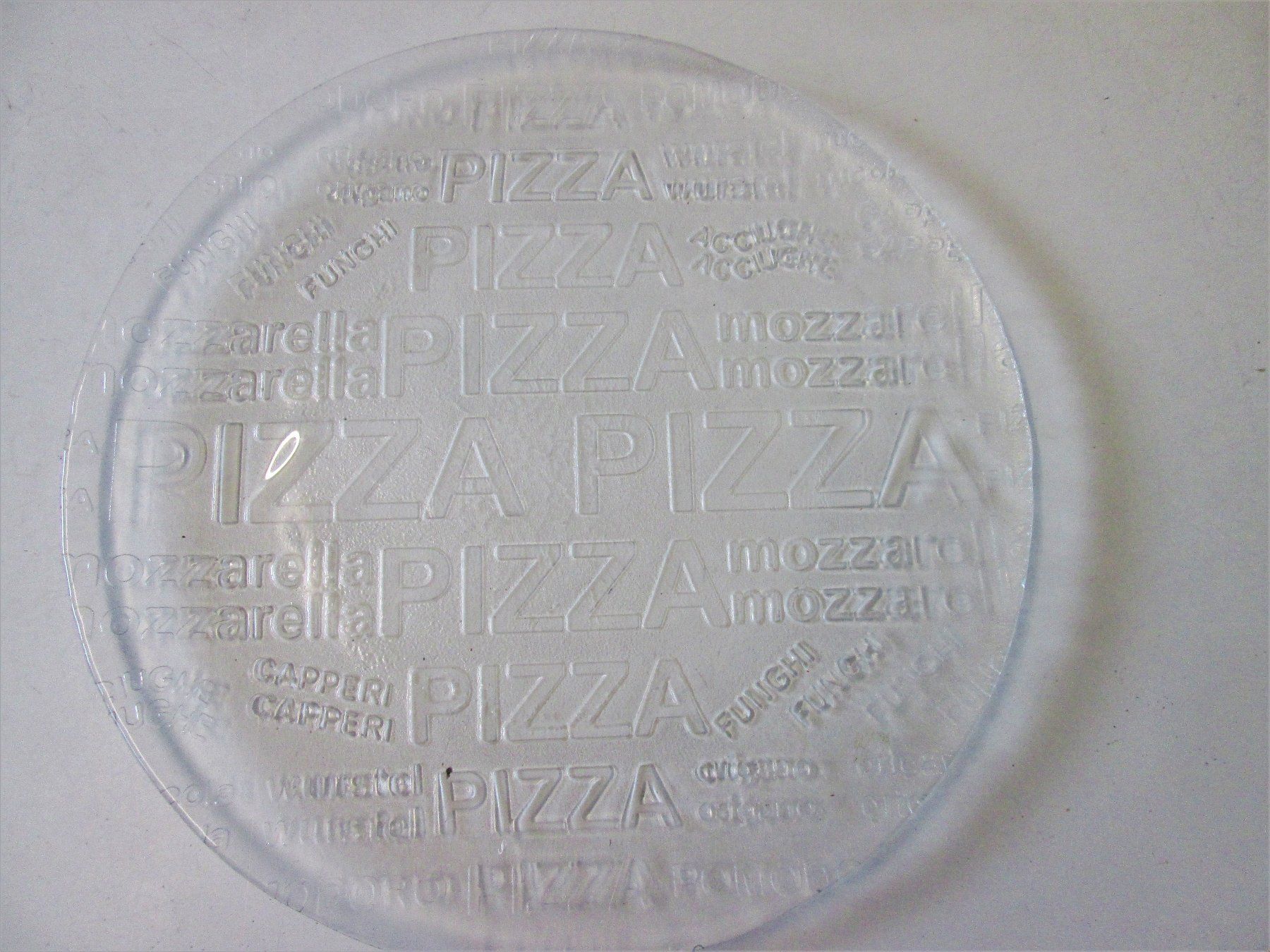 Teller: Pizzateller aus Glas – Gebraucht aus Sementina von babucia