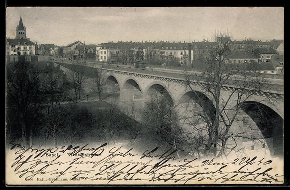 Cartoline postali: AK Basel, Viaduktstrasse – Usato da Berlin venduto da bartko-reher