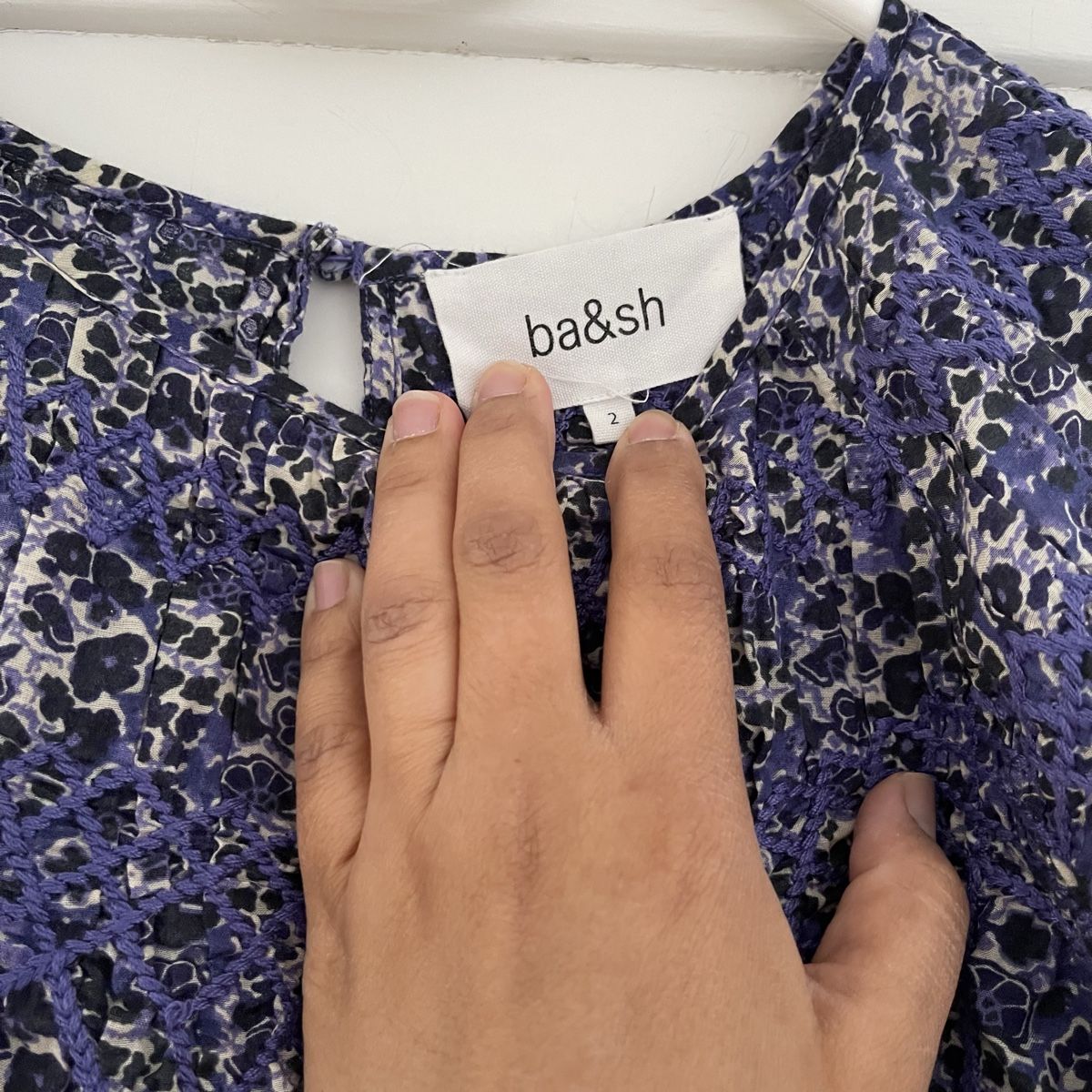 Ba&Sh Vestiti: Ba&sh Lila geblümtes kleid , gr.  2  – Nuovo (secondo la descrizione) da Bern venduto da dek_7bjd 2