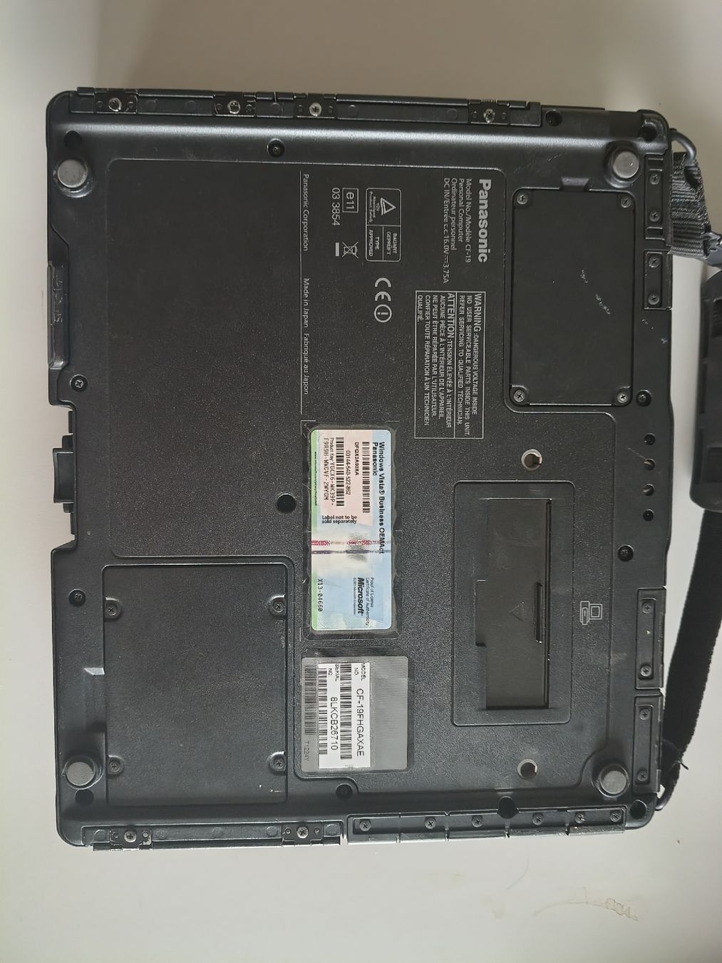 Panasonic Notebook: Panasonic Toughbook CF-19 rugged laptop untested condition – Difettoso da Zürich venduto da TrainLine 6