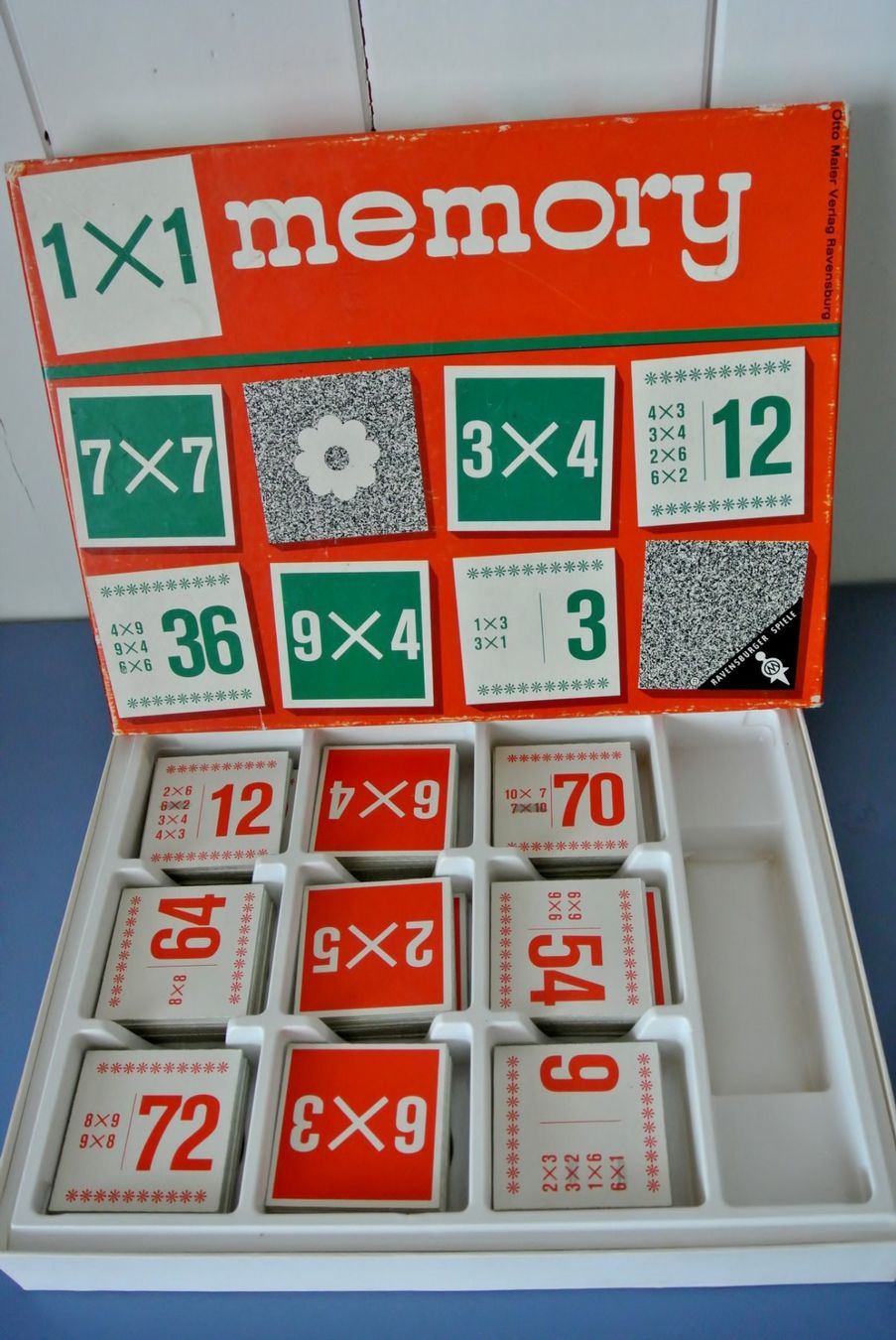 Ravensburger Spiele: 1 x 1 memory von Ravensburger # 15.564 von 1957 – Gebraucht aus Zell ZH von fossilchen 1
