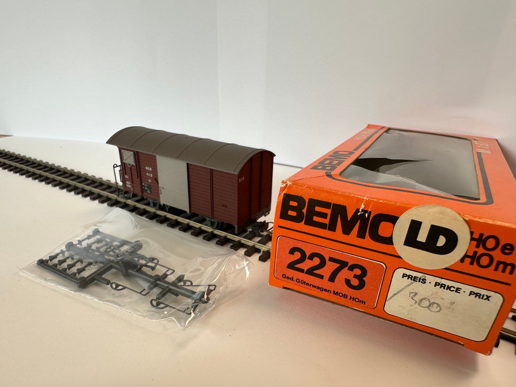 Bemo Modellini di ferrovie: Bemo - MOB Gk 510 - Gedeckter Güterwagen – Nuovo e nell'imballaggio originale da Domat/Ems venduto da mmx4001 2