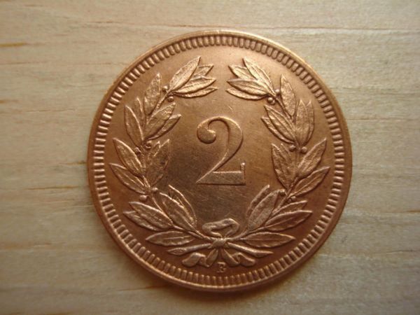 Tutti le monete: (A8)  2 Rappen 1910  VZ-UNZ – Usato da Erlach venduto da Net-Coins 1