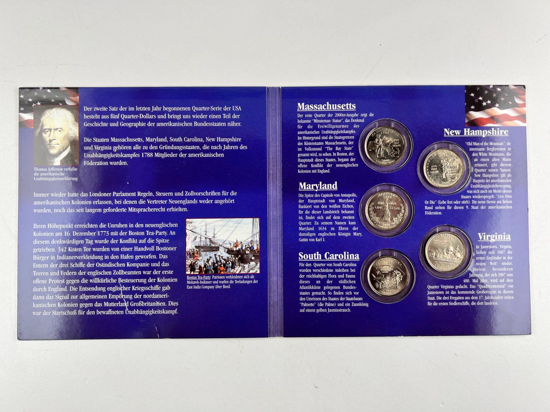 Tutti le monete: USA - 2000 - Münzsatz - Capitol – Nuovo e nell'imballaggio originale da Langenthal venduto da Schmittchen 1