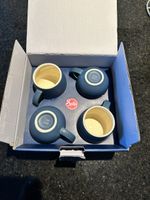 Sallys Sia Mug Espressotassen 4er Set blau neu