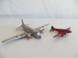 Dinky Toys: 2 Flugzeuge Viking und Light Transport, o. OVP