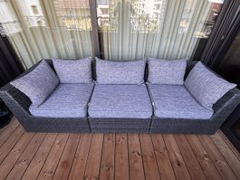 Balkon- oder Gartenlounge (wetterfest)