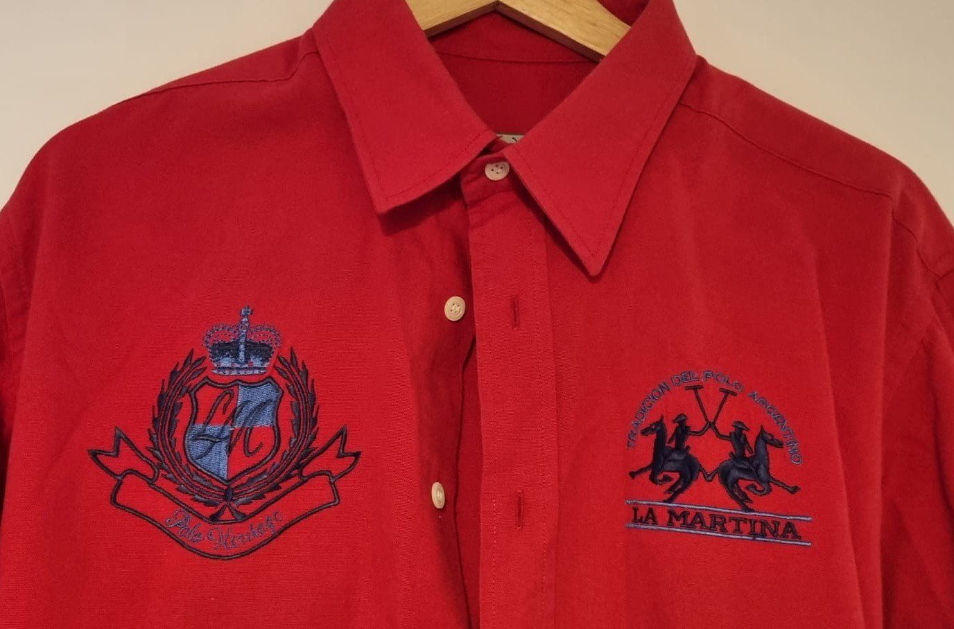 La Martina Camicie: Chemise LA MARTINA Taille L – Usato da Etoy venduto da lucasinlive