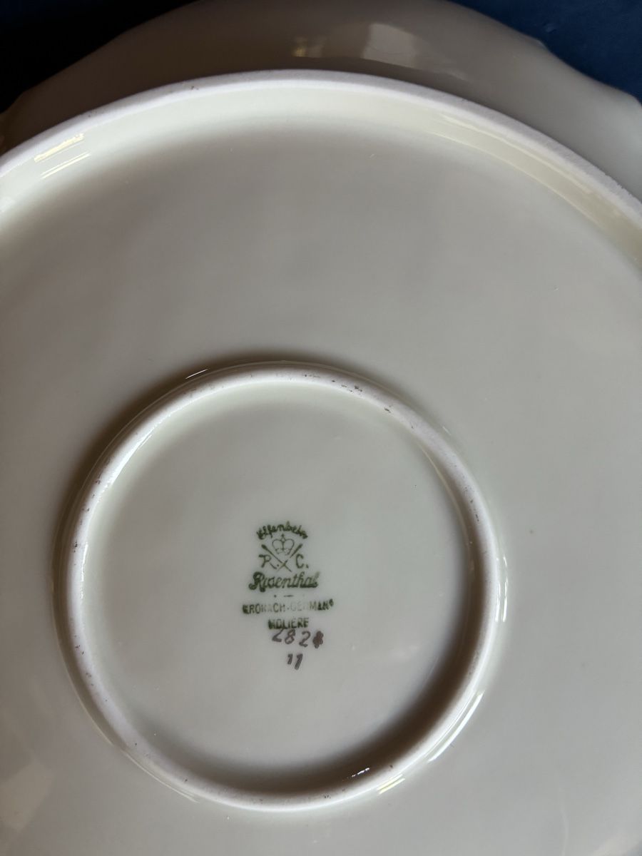 Rosenthal Schalen: Rosenthal - Grosse Gebäckschale – Gebraucht aus Dornach von Rosengarten 7