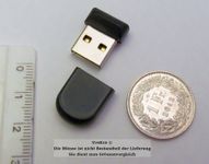 NEU  USB Mini Memory Stick 16 GB Schwarz