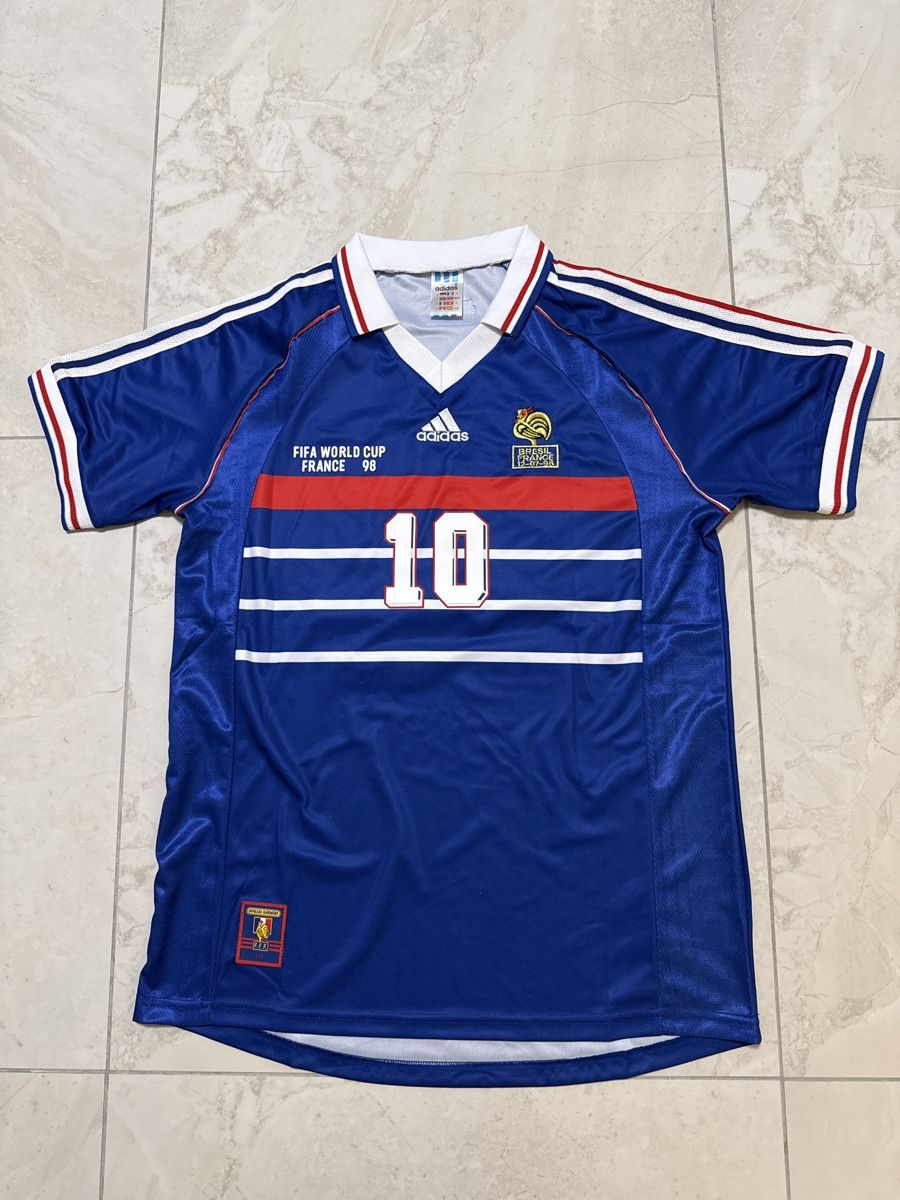 Adidas Canottiere & Pantaloni: Zidane Frankreich Trikot – Nuovo (secondo la descrizione) da Bronschhofen venduto da leo_99hp