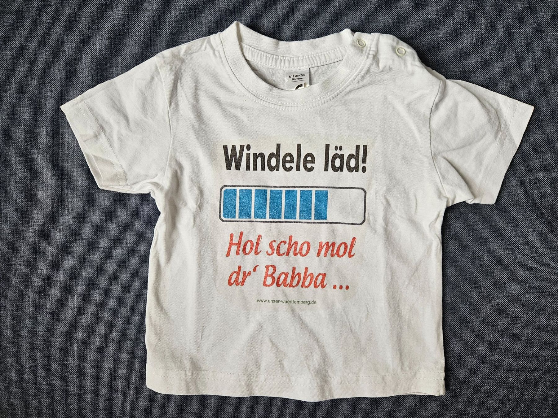 Camicie, Top & T-shirt: T-Shirt Spruch Gr. 74/80 – Nuovo (secondo la descrizione) da Worb venduto da jun_fj8w