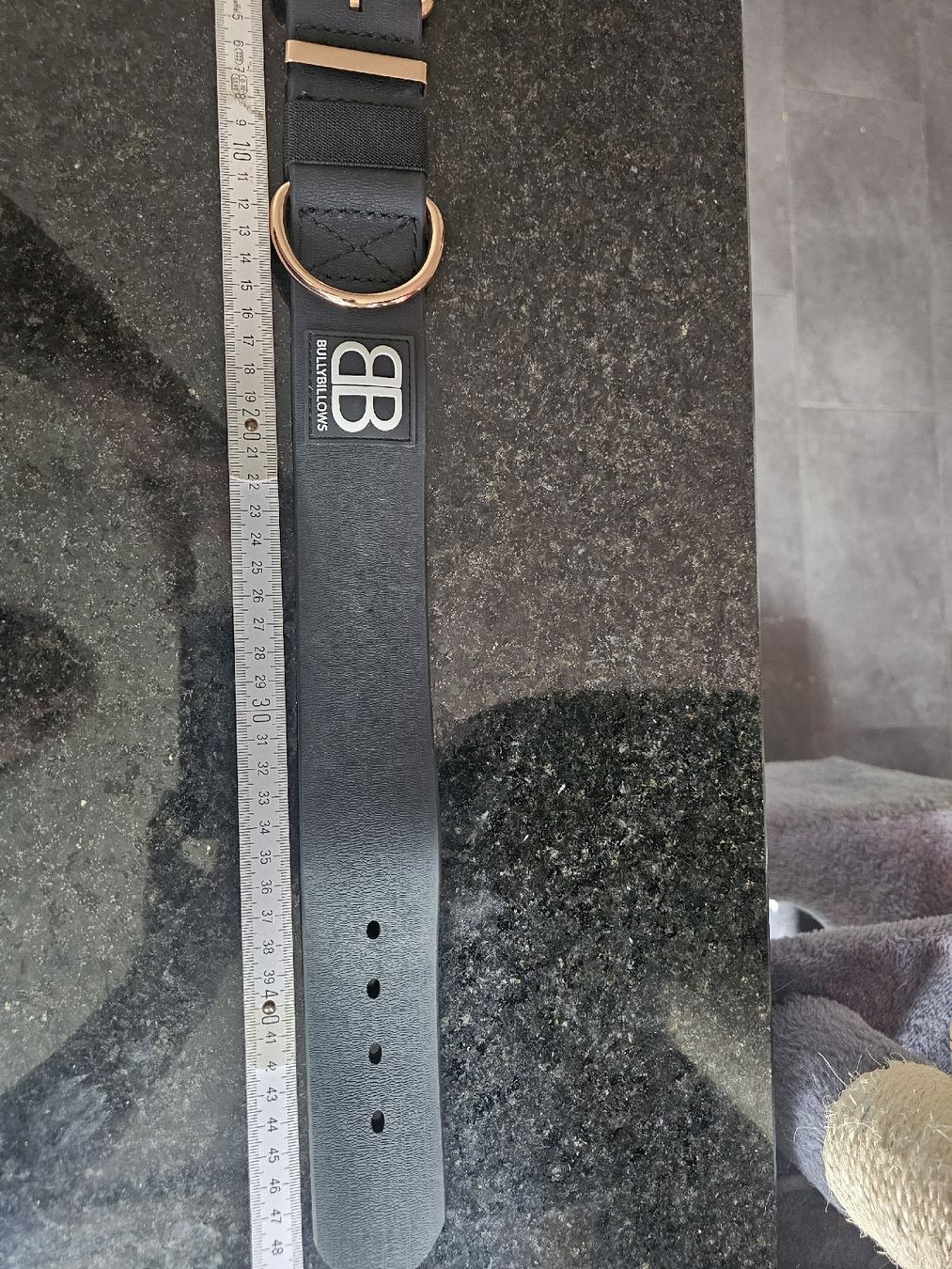 Guinzagli & Collari: BullyBillows Hundehalsband schwarz Gr.L – Nuovo (secondo la descrizione) da schaffhausen venduto da flummimami2