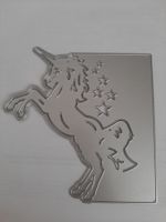 Stanzschablone Bordüre Einhorn