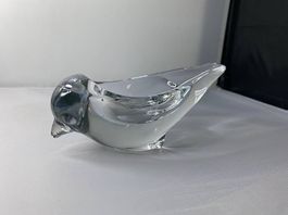 Vogelschüssel aus Kristallglas für Art Vannes, 1960er