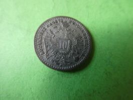 Oesterreich 1872, 10 Kreuzer - Silber