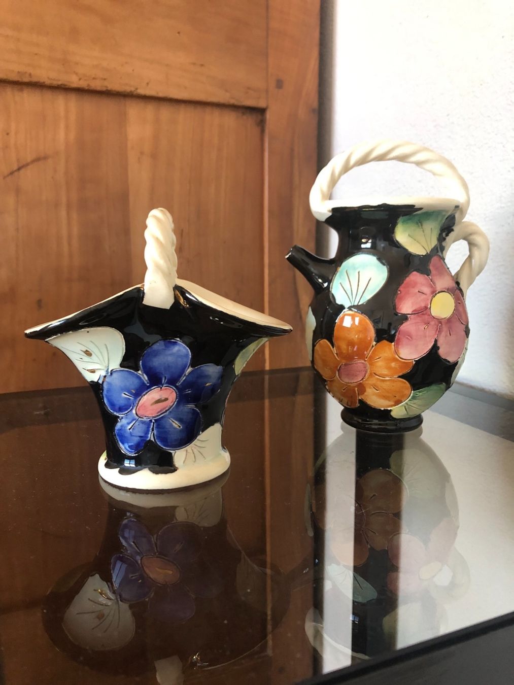Vasi & Recipienti: 2 Deco Vasen 1950er/1960er  Vallauris – Usato da Samstagern venduto da TAAF