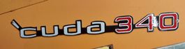 Blechschild cuda 340
